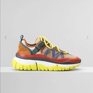 Chloe Blake Platform Sneaker. New w/box